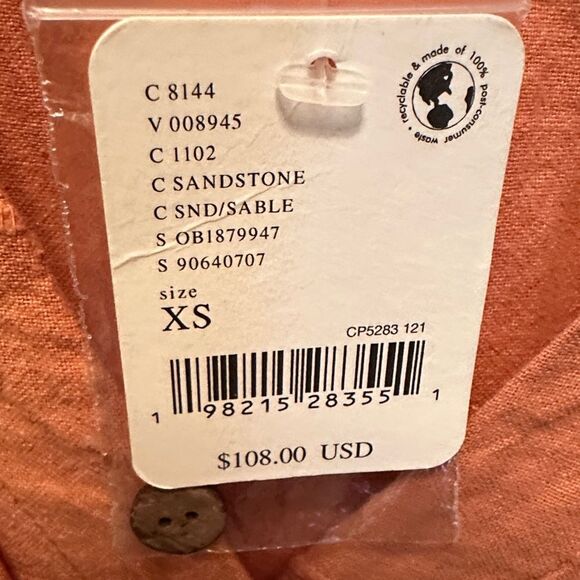 Free People 100% Cotton Terracotta Maxi Dress Size XS Boho Style Elastic Waist - Picture 3 of 7